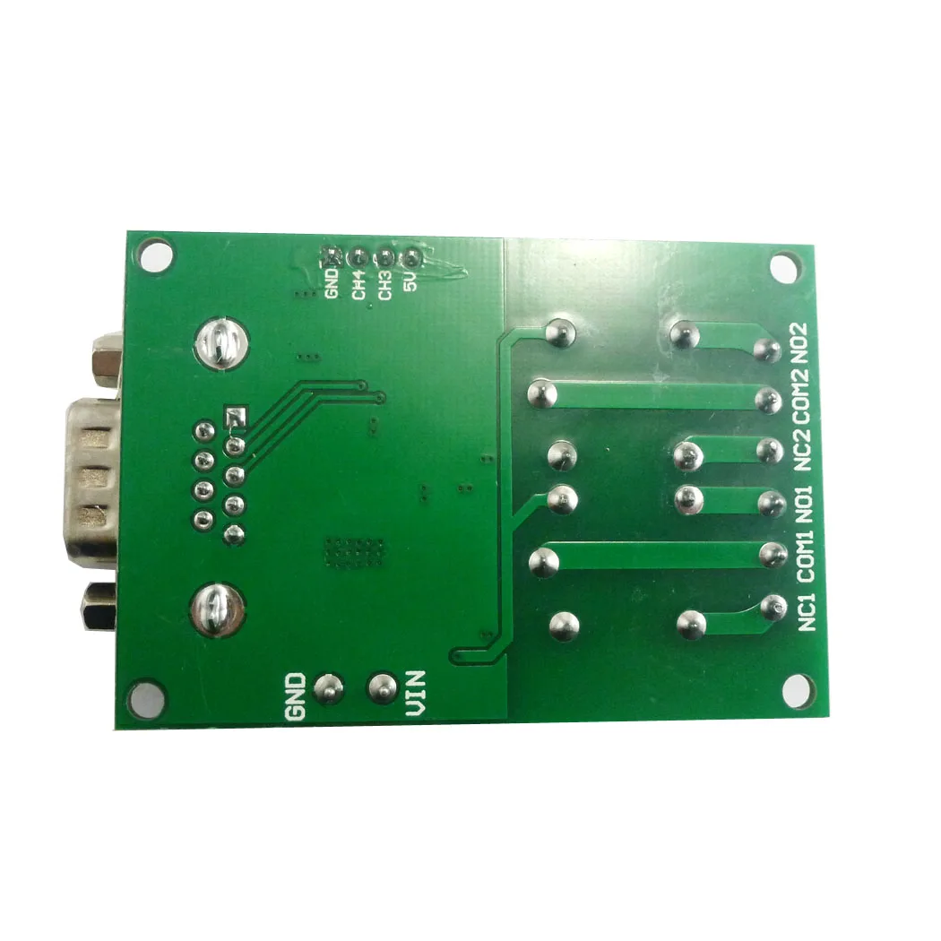 DB9 Женский/мужской RS232 UART Переключатель платы DC 12V 232 релейный модуль для PLC LED