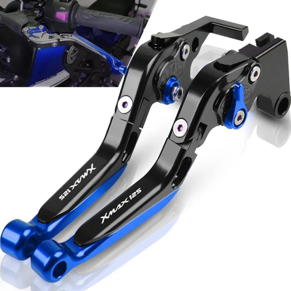 

Motorcycle Accessories CNC Foldable Extendable Brake Clutch Levers Handle FOR YAMAHA X-MAX 125 XMAX125 all years X MAX 125