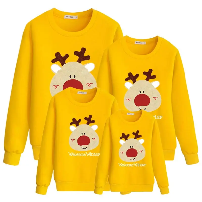 Color 3 MVUPP/зимняя одежда; подходящая футболка для всей семьи; Рождественская одежда для мамы, папы, дочери и сына; Милая модная одежда для семьи - Цвет: Color 3