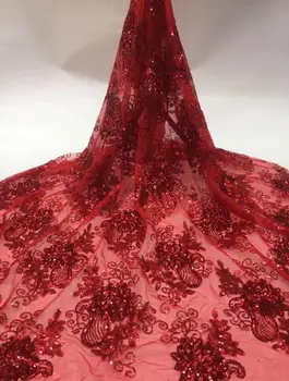 

beautiful yaking-16.8802 Nigerian fabric for party dress new African embroidered lace fabric