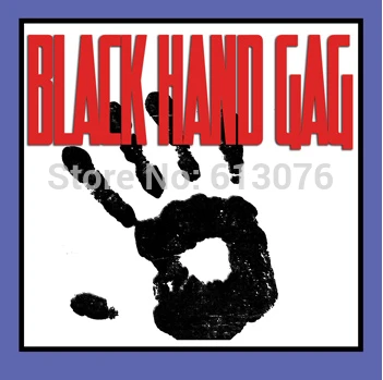 Black Hand Gag Towel Magic Tricks Stage Close Up Magia Appearing Vanishing Magie Mentaliam Illusion Gimmick Props Magicians