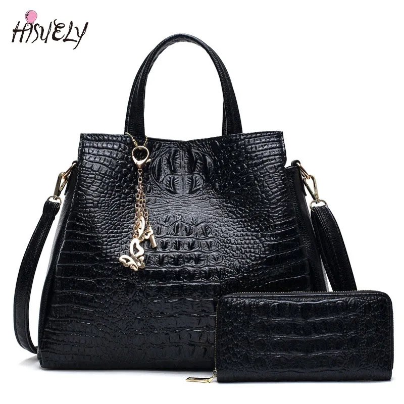 2 набора модные сумки на плечо из искусственной кожи 2021 женская сумка