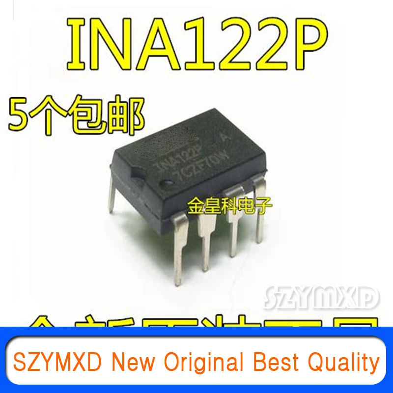 

5Pcs/Lot New Original Chip INA122P INA122PA in-line DIP-8 instrumentation amplifier original INA122 In Stock