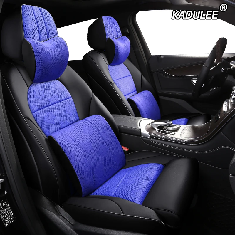  KADULEE Custom Cloth car seat covers For CHANGAN CS35 CS75 CS15 CS95 CS55 Benben EV MINI LOVE Yuexi