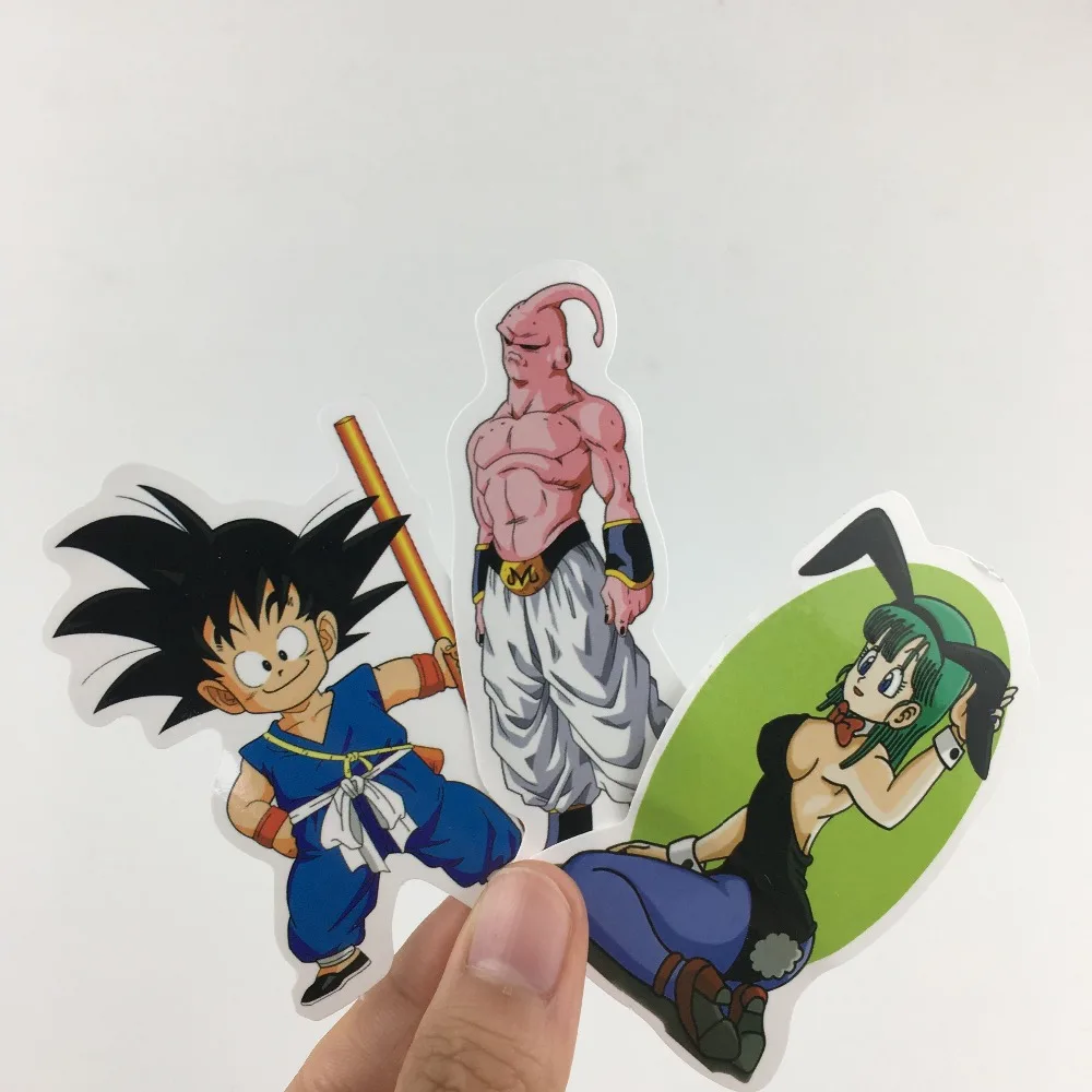 SET2 50 шт./1 лот Dragon Ball Z Супер Saiyan Goku Vegeta наклейка креативная личность Водонепроницаемая наклейка для ноутбука Fin