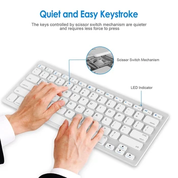 

X5 French Bluetooth Keyboard Ultra Thin Wireless Keyboard for IOS Android Microsoft Desktop Laptop Tablet Mechanical Keystroke