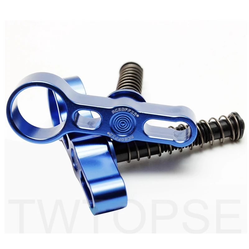 Blue set TWTOPSE 2 шт. велосипедный шарнирный зажим Рычаг для Brompton складной велосипедный зажим пластина легкий ЧПУ AL7075 алюминиевый hcl-3 - Цвет: Blue set