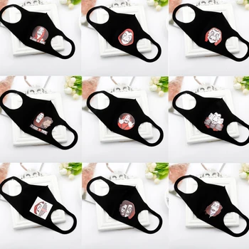 

TV Show Money Heist La Casa De Papel Mask Anti Dust Mask Cotton Mouth Mask Mouth-muffle Face Mask