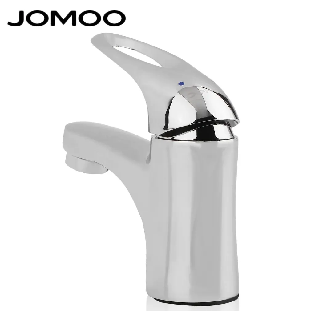 Jomoo для ванной, бессвинцовые краны, хромированный, с одной ручкой, для бассейна, вращается, холодный, теплый, смеситель для воды, кран с двумя шлангами