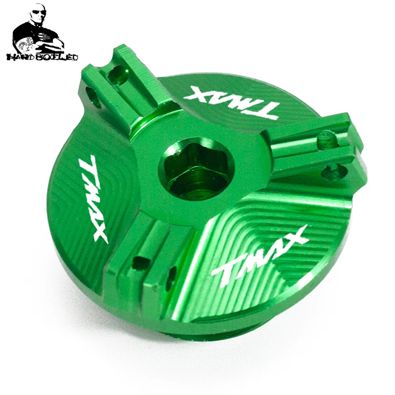 T-max logo M2.02.5 Motorcycle Aluminum Oil Filler Cap Plug cover For T MAX 530 tmax530 2013-2016 tamx500 Tmax 500 2008-2012 (4) 副本