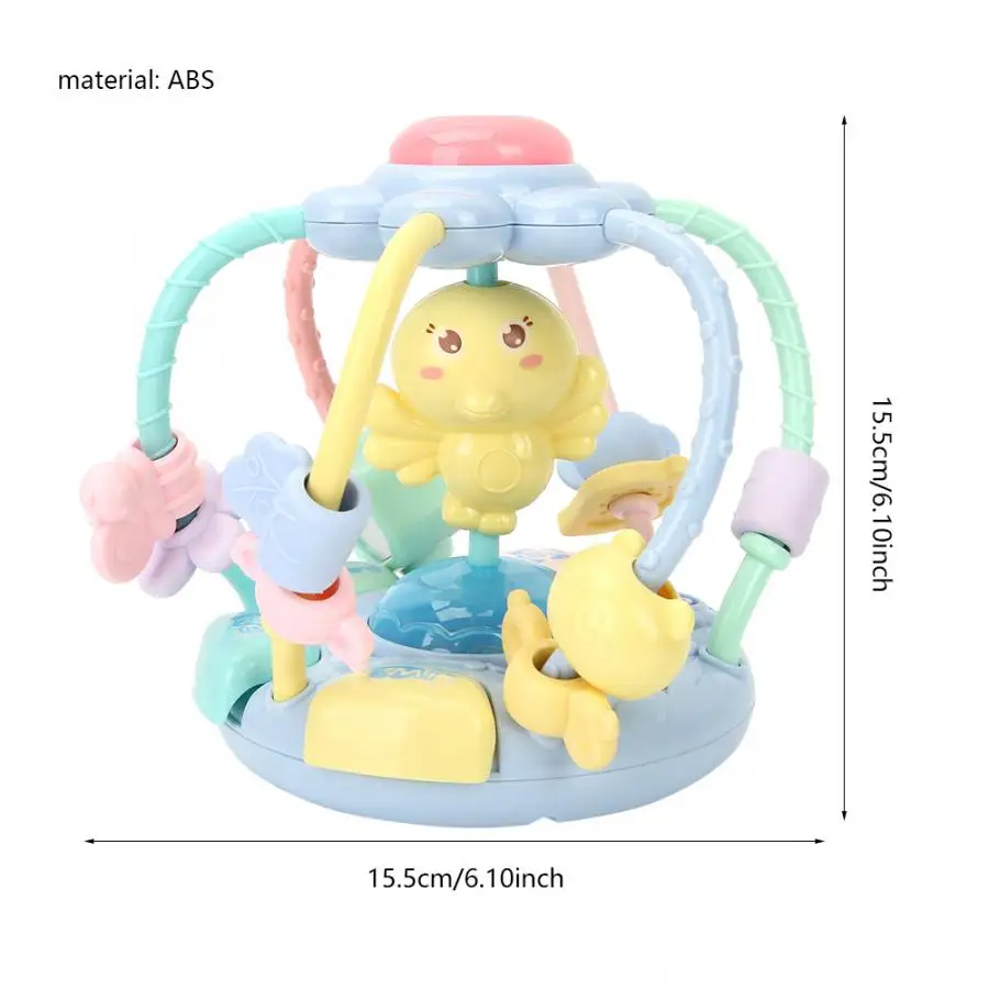 Игрушки-кубики для активного отдыха, Детские Мультяшные погремушки, гантели, Ранняя развивающая игрушка для ребенка, ручной колокольчик, детские игрушки 0-12 месяцев