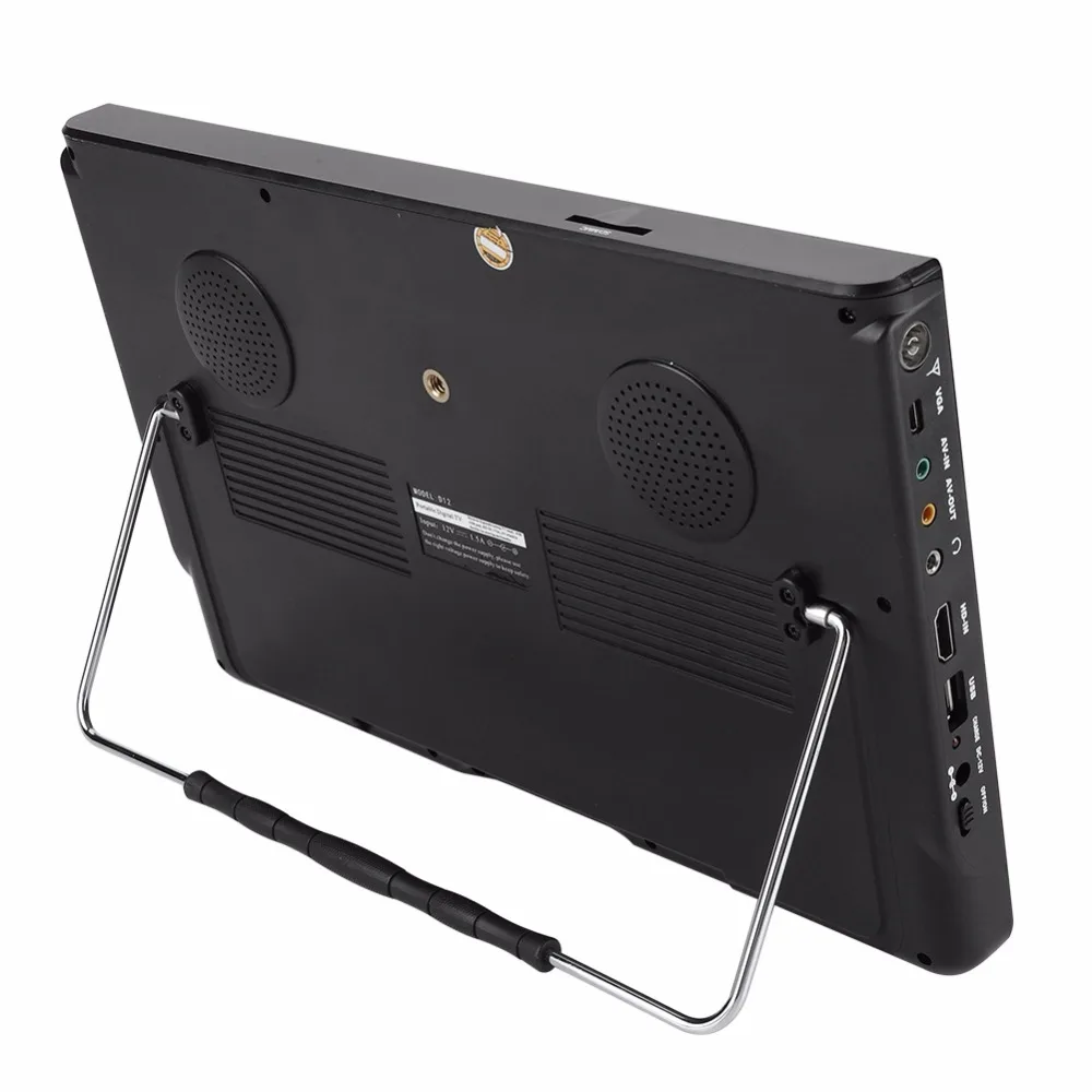 12 дюймов автомобильный телевизор Lcd Маленький цифровой телевизор Leadstar 1080P Портативный 16:9 Led ручной Dvb-T/цифровой ТВ телевизионный плеер tv Portatil