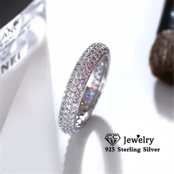 

CC Simple Rings For Women Cubic Zirconia Wedding Engagement Bridal Fine Jewelry Circle Ring Elegant Bague Drop Shipping CC3149