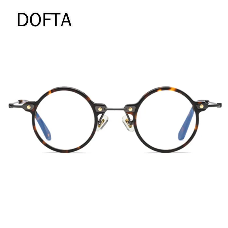

DOFTA Ретро круглая оправа для очков мужские новые ацетатные стандартные очки женские мужские Оптические очки 5501