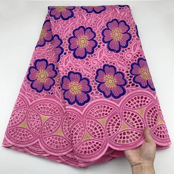 

High Quality Swiss Voile Lace 2020 African Lace Fabric African Swiss Cotton Embroidered Atiku man fabric For Party Dress