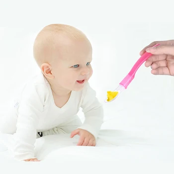 

Baby Feeding Soft Silicone Spoon Candy Color Infant Baby Flatware Spoon Feeder Tools Tableware For Children Soup Ladle