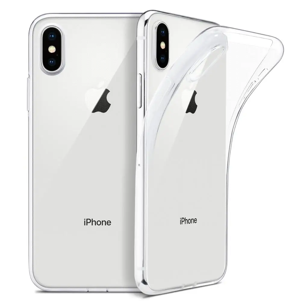 

For iPhone X Case, Slim Clear Soft TPU Cover Support Wireless Charging for Apple 5.8" iPhone X /iPhone 10 (2017 Release)
