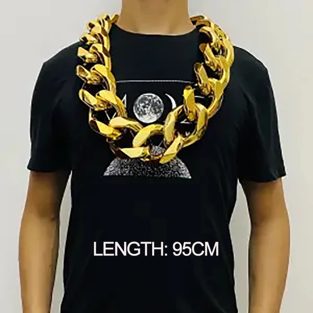 New Fake Big Gold Chain Hip Hop 