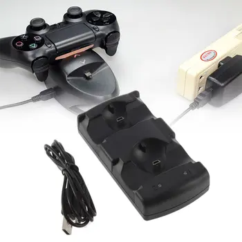 

Dual Chargers USB Dual Charging Powered Base Charger for PS3 Controller and Move Navigation Handle Double Charger