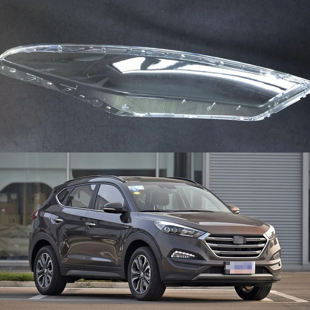 Car Headlight Lens For Hyundai Tucson 2015 2016 2017  Car Headlamp  Lens Auto Shell Cover