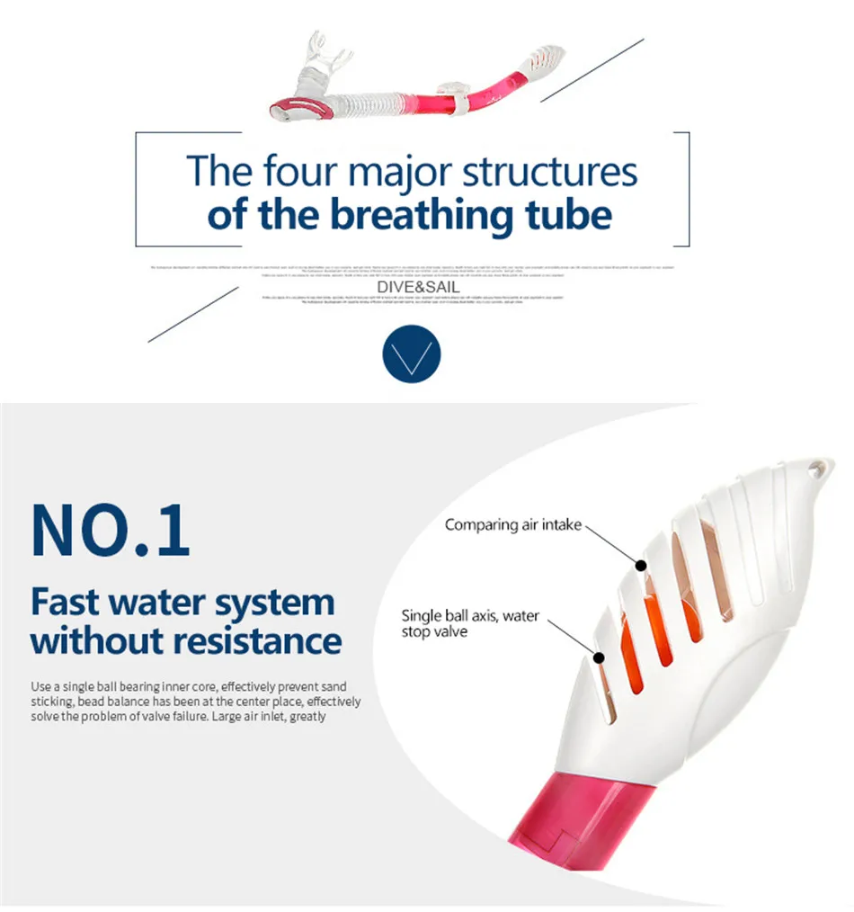 Professional Diving Goggles Full Dry Snorkel Set Scuba Diving Snorkeling Silicone Diving Goggles Snorkel Goggles Swimming Pool