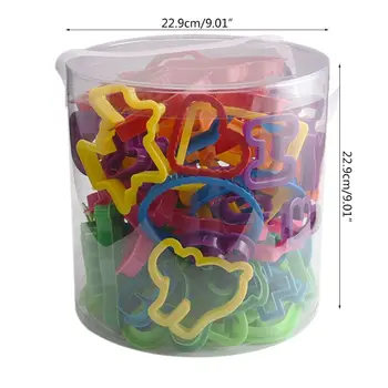 

108pcs Cookie Cutter Cake Mold Animal Biscuit Fondant DIY Kitchen Baking Tool