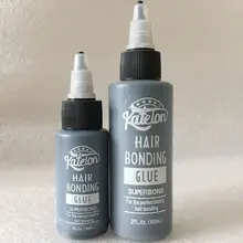1 бутылка/лот 2 унции 60 мл кателон черные волосы ткачество Бонд анти-гриб связывающий волосы клей