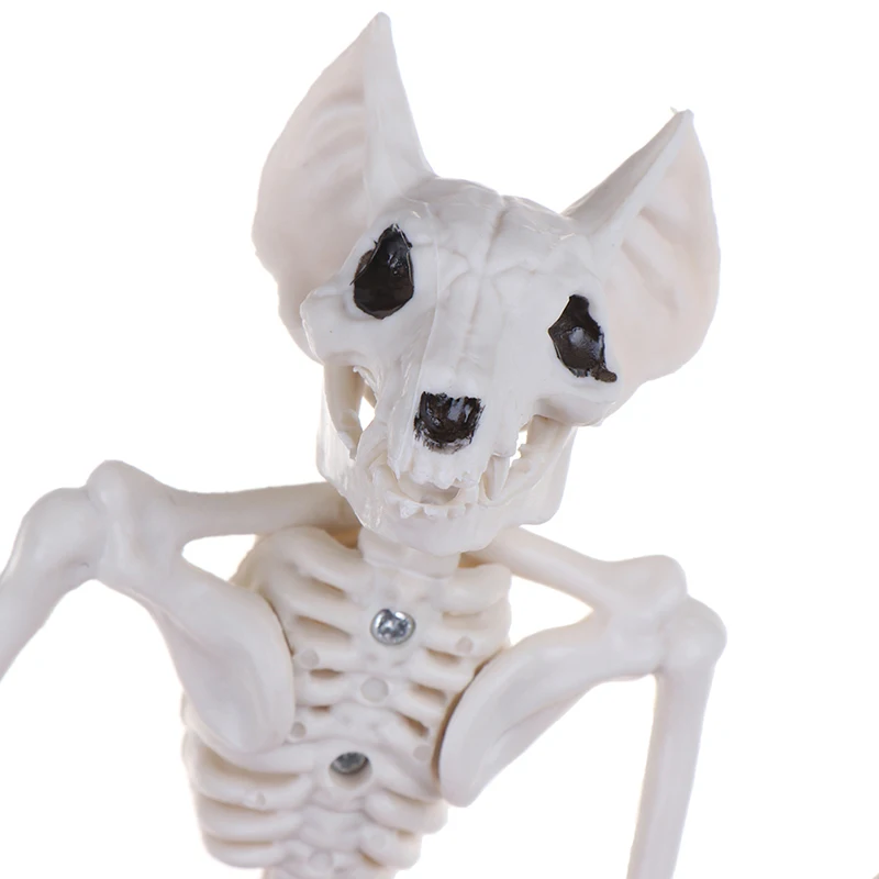 Пластик в виде скелета на Хэллоуин летучая мышь кости животных номер побега праздник хитрое гаджет хэллоуинская страшилка реквизит в виде