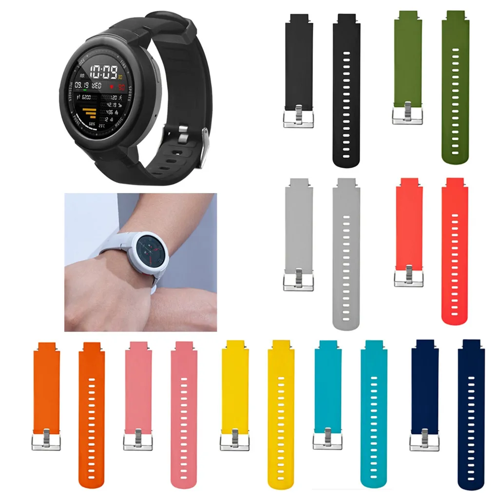 

Silicone Watch Band Strap For Huami Amazfit Verge Youth Watch Accessories Replacement Band For Huami Amazfit Verge Youth Watch