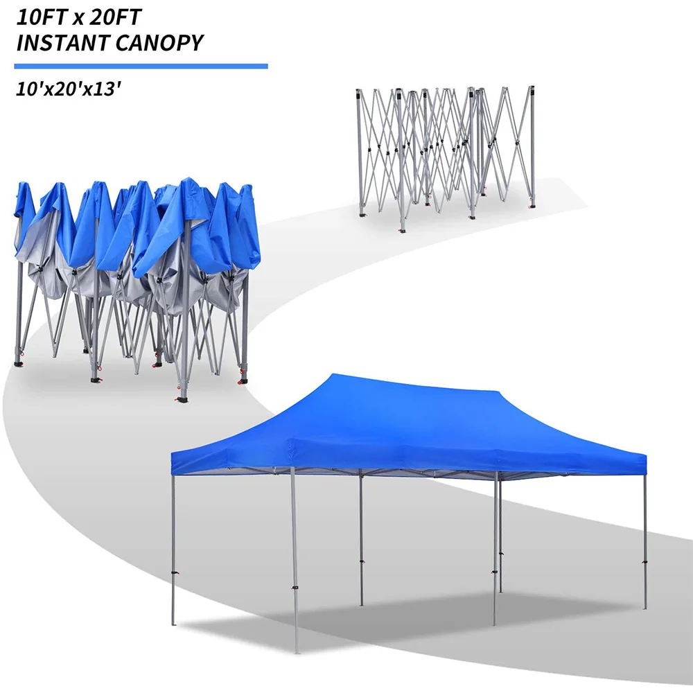 Red/Blue Tents Gazebo Garden Tent Gazebo Canopy Outdoor Marquee Market Tent Foilding Tent