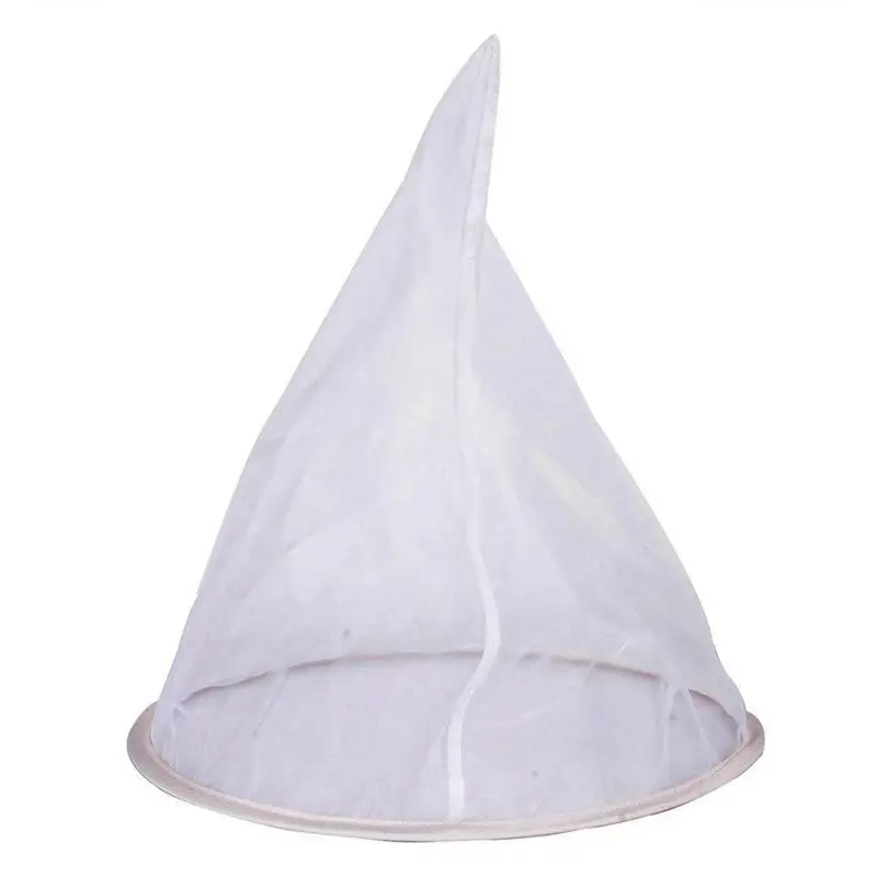 4 шт. фильтр сетка конус Пчеловодство Мед фильтр волоконная сетка очиститель экрана Пасека домашнее оборудование