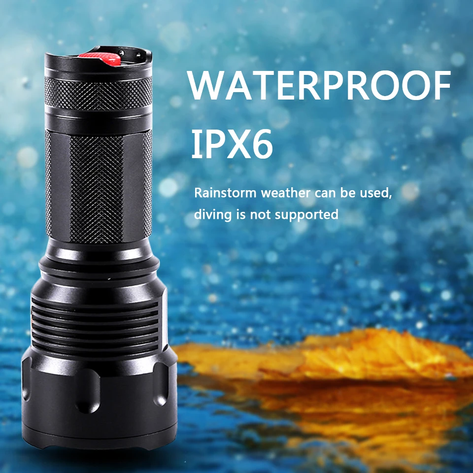 Litwod XHP50 XM-L2 U3 XM-L T6 светодиодный вспышка светильник Водонепроницаемый фонарь с приближением, Мощность 26650 18650 аккумуляторные батареи на природе светильник