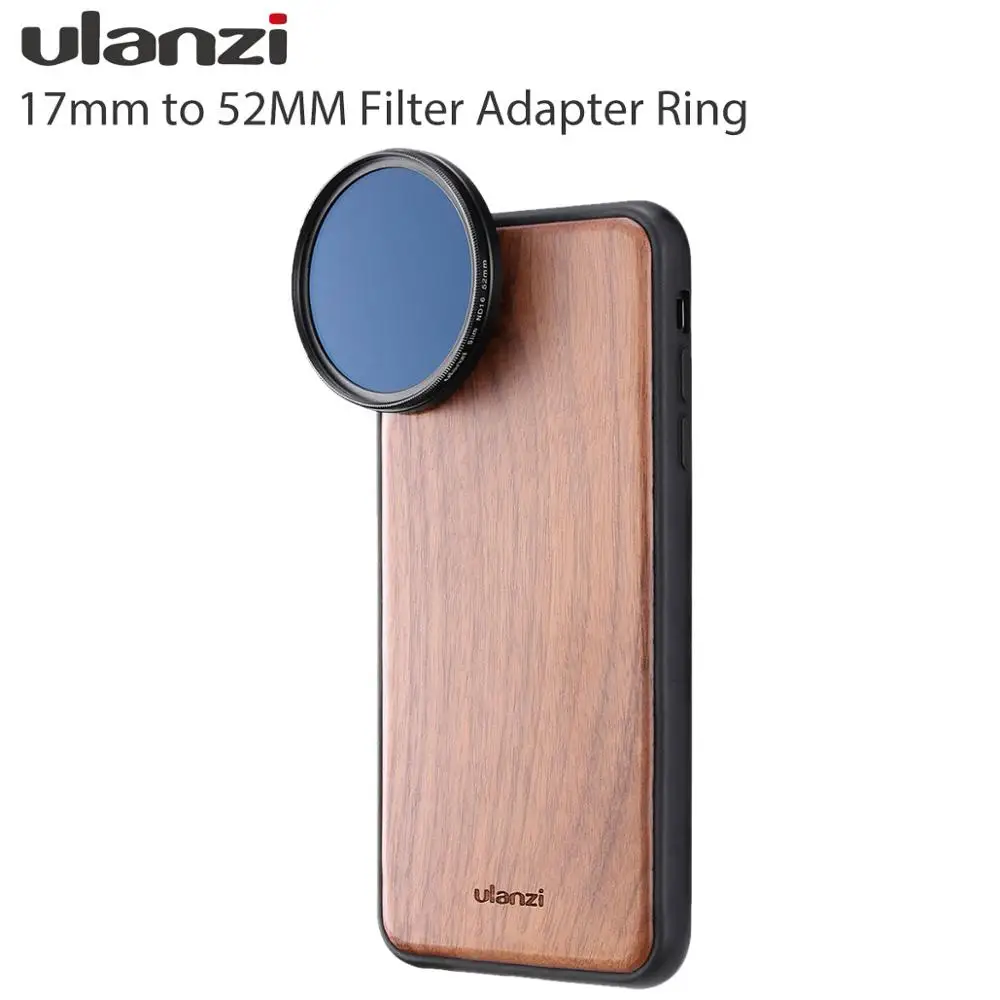 Ulanzi Universal Phone Camera Lens Filter Adapter Ring - 17MM to 52MM & 37MM to 17MM Video Rig Lens Adapter image 2