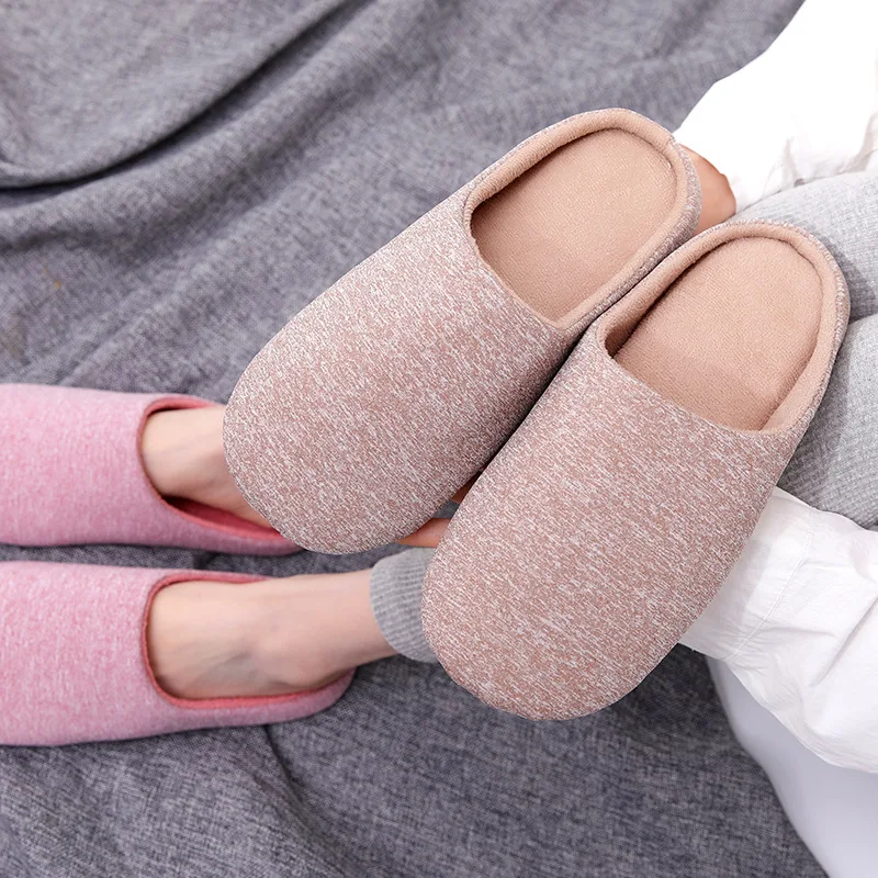 

Autumn Winter Women Slippers Mute Home Fur Slippers Slip On Warm House Shoes Men Women Lovers Couples Indoor Outdoor Shoes
