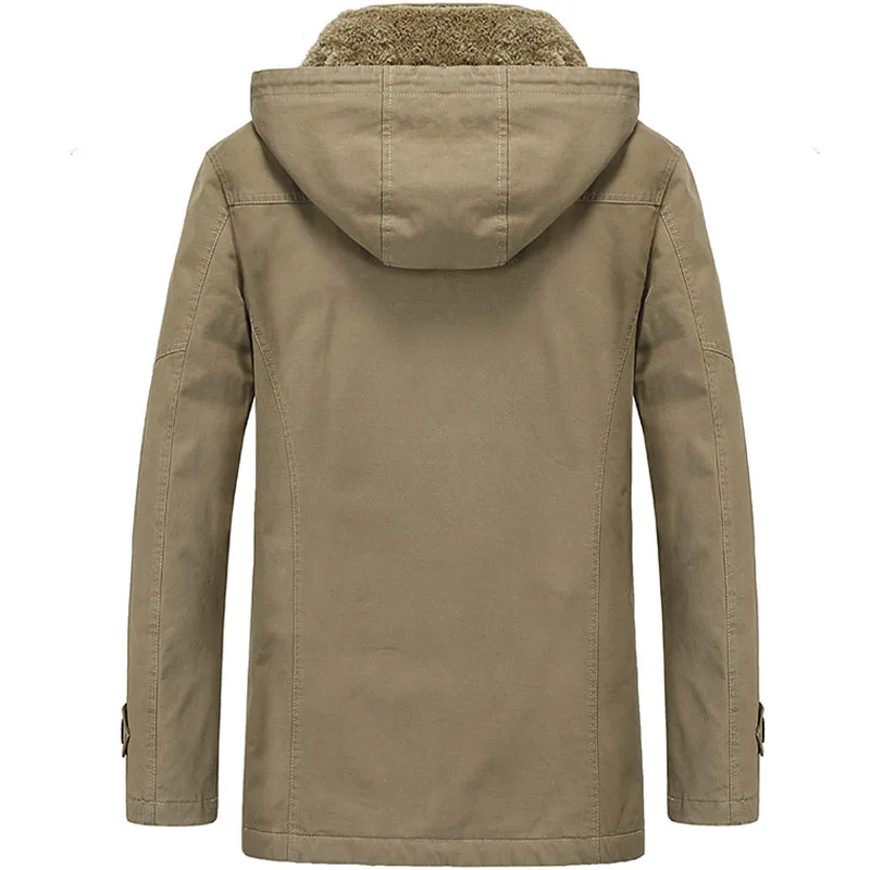 Winter parka men 3XL 4XL 5XL autumn New Men's jackets casual warm Hooded coats mens Water wash coat Plus velvet Men Jacket 1351