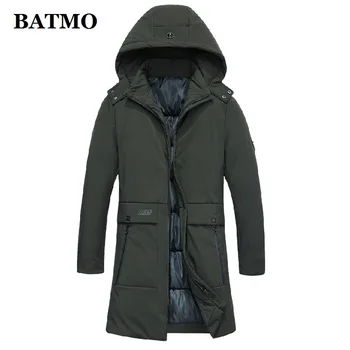 

BATMO 2019 new arrival autumn&winter high quality hoooded parka men,men's winter hooded jackets,2714
