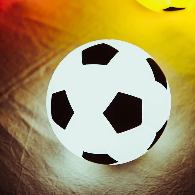 

LED Night Light for Children Football Shape Touch Sensor USB Night Lamp Baby Kids Bedside Sleeping Lamp for Bedroom Kids Toys