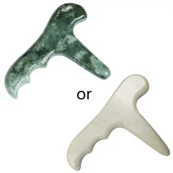 

Natural Jade Stone Trigger Point Handheld Foot Massager Deep Tissue Acupuncture Therapeutic Muscle Pain Relief Tool