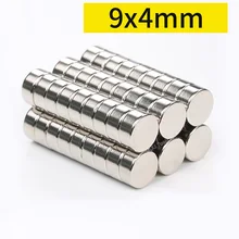 5/10/20/50/100pcs Round Neodymium Magnets Magnet Disc 9mm x 4mm Rare Earth Magnet Strong Craft Magnets N35