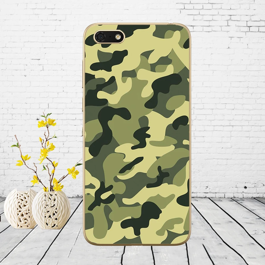 7 14DD камуфляж шаблон Камуфляж Военный Мягкий силиконовый чехол для Huawei Honor 9 10 Lite 7A 5,45 7a pro 7c 5,7 дюймов 7x 8x чехол - Цвет: 7