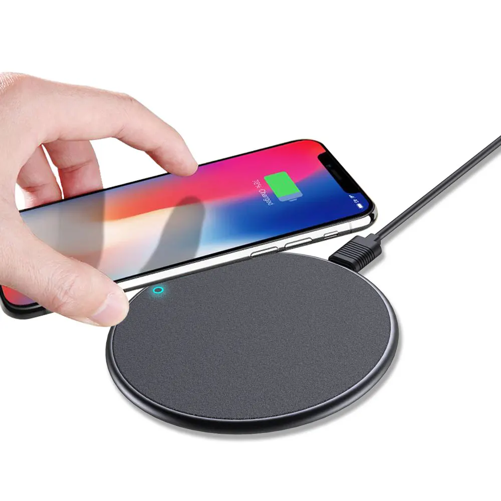 15 Вт Qi Беспроводной зарядник Быстрая зарядка Quick Charge 3,0 для iPhone X/XS Max 8 плюс Беспроводной зарядного устройства для samsung S10 XiaoMi