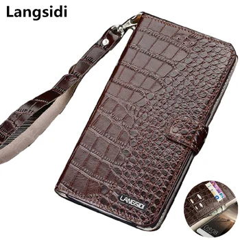 

Business style genuine leather wallet phone case card slot holder for Lenovo Vibe P2/Lenovo Vibe Shot Z90 flip wallet case capa