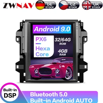 

Android 9 64+4G Tesla With DSP Carplay Car Multimedia Player Stereo For Toyota Fortuner 2016-2019 GPS Navigation