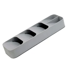 Креативный экологичный органайзер для кухонного ящика, лоток, ложка, нож, вилка, столовые приборы, отделительная отделочная коробка для хранения, органайзер для столовых приборов