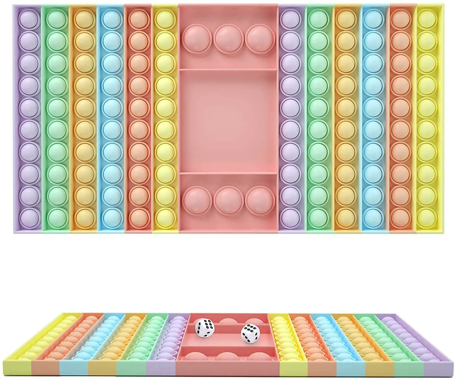 RQLDEMLM Big Size Push Pop Game Fidget Toy Huge Double Dinosaur-Shaped Chess Board Push Bubble Popper Fidget Sensory Toys Interactive Stress Relief Fidget Toy for Adult Children RQLDEMLM Big Size Push Pop Game Fidget Toy Huge Double Dinosaur-Shaped Chess Board Push Bubble Popper Fidget Sensory Toys Interactive Stress Relief Fidget Toy for Adult Children
