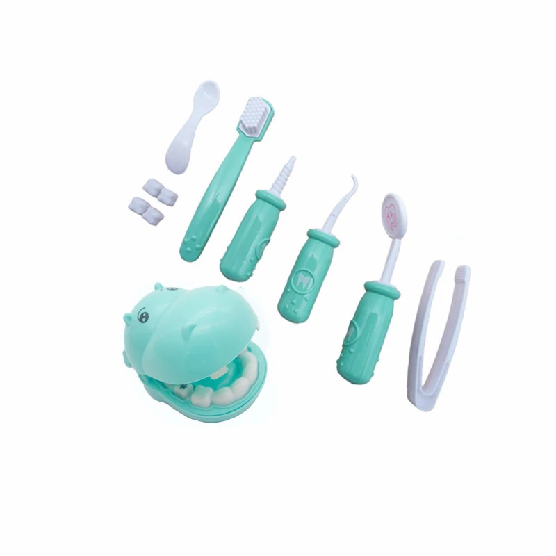Бегемот стоматологический моделирование медицинские инструменты Детский пазл ранний Детский образовательный дом стоматологическая клиника игрушка «Доктор» набор студенческий Gi