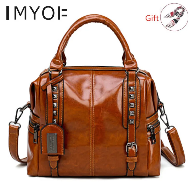 Женская сумка тоут из ПУ кожи с ручками и плечевым ремнём|Сумки ручками| |