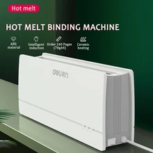 14672 Glue Binding Machine Book Binding Contract Office Home Data Text Collation Smart Sensor Hot Melt Binding Machine