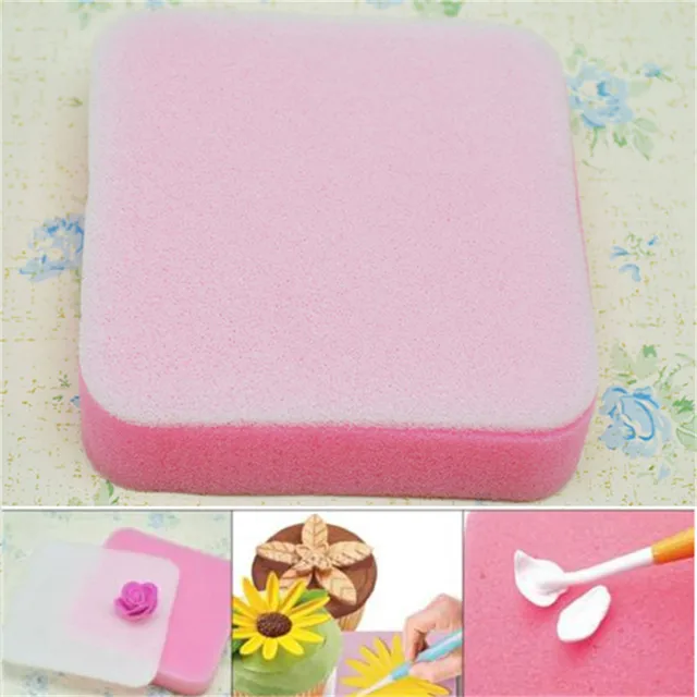 2Db Fondant Torta Hab Pad Dekoratív Szivacs Szőnyeg Cukorcraft Virágmodellezés Diy Cukrászszivacs Szivacsok Cukor Kézműves Deco -Hoz