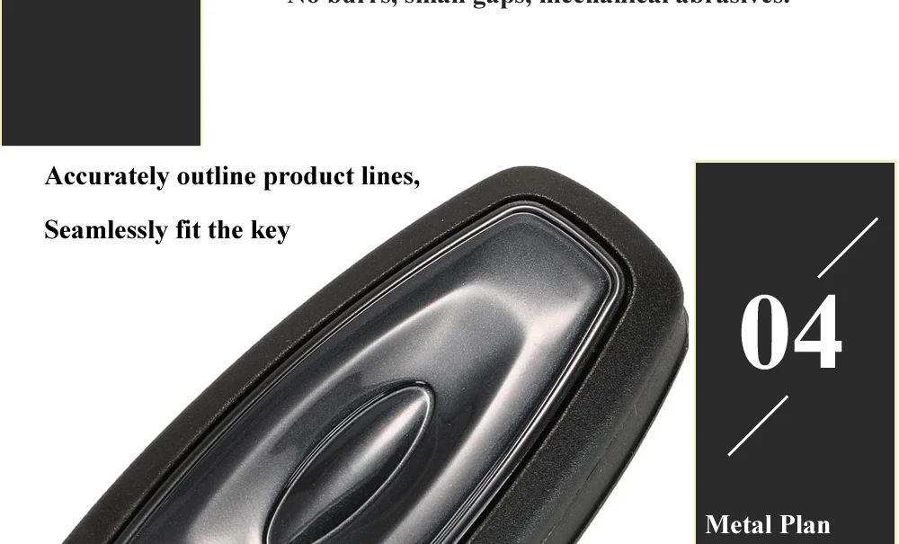 Keyforkess Flip pieghevole chiave a distanza Shell Car Key Cover 3 pulsanti per Ford Focus Mondeo Fiesta 2013 Fob custodia Auto con lama HU101 - Hada6cebf7acf40c3ba4abbb2081662e4a